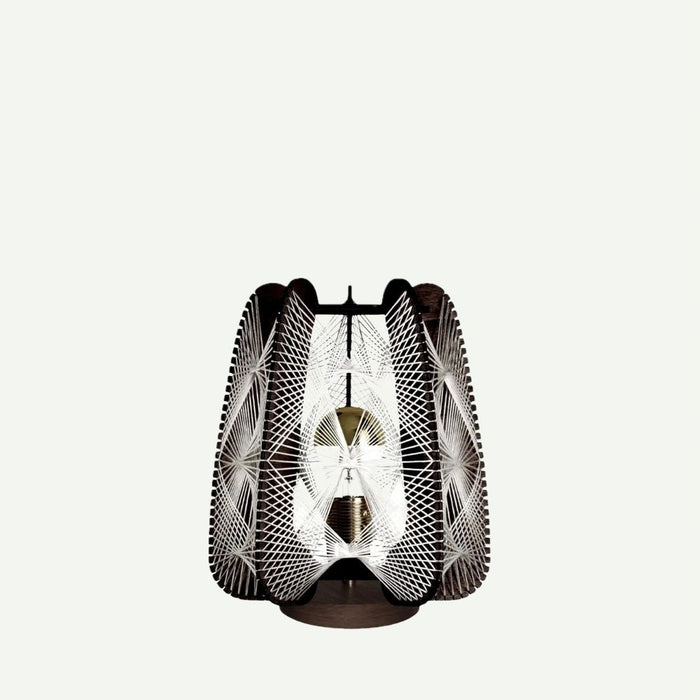 Lampe sur socle ARIOCA, tressage Triple Twist