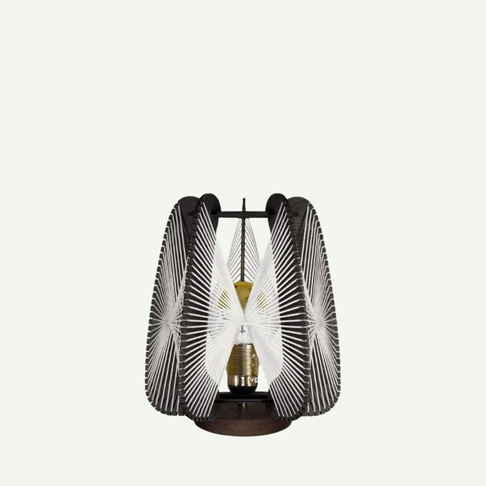 Lampe sur socle ARIOCA, tressage twist