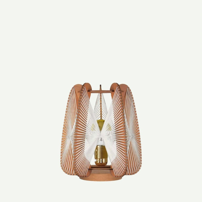 Lampe sur socle ARIOCA, tressage twist