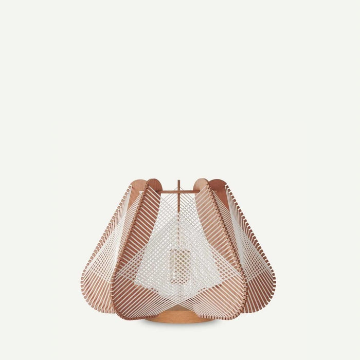 Lampe sur socle NOTOCA, tressage Croisé