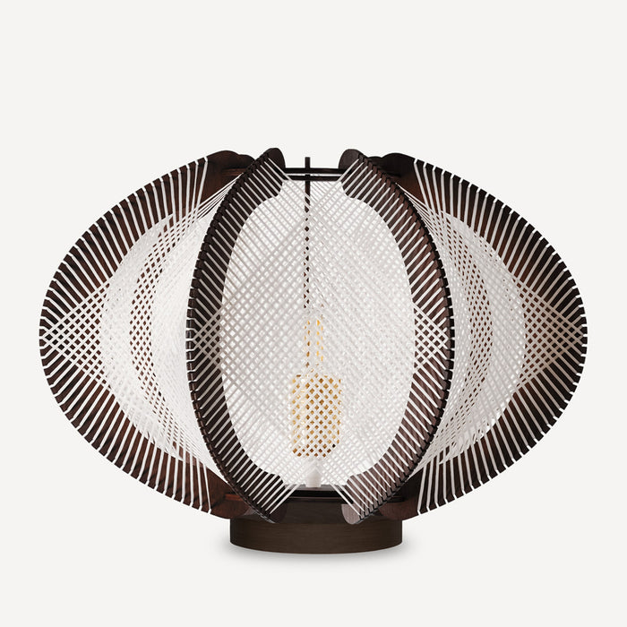 ECHINO base lamp, Croisé braiding