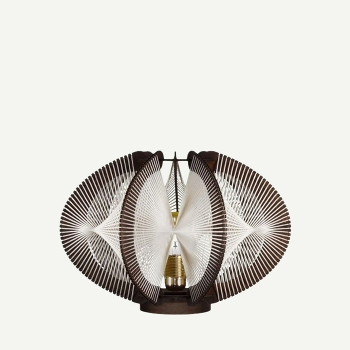 Lampe sur socle ECHINO, tressage Twist