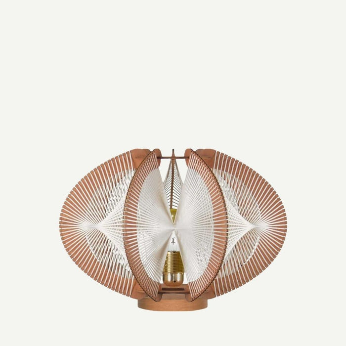Lampe sur socle ECHINO, tressage Twist