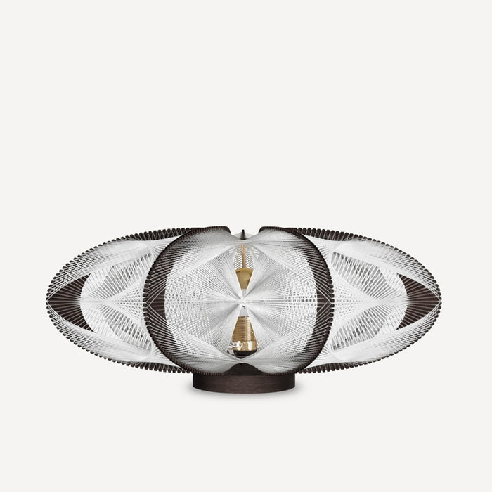 Lampe sur socle ETIOLA, tressage Triple Twist