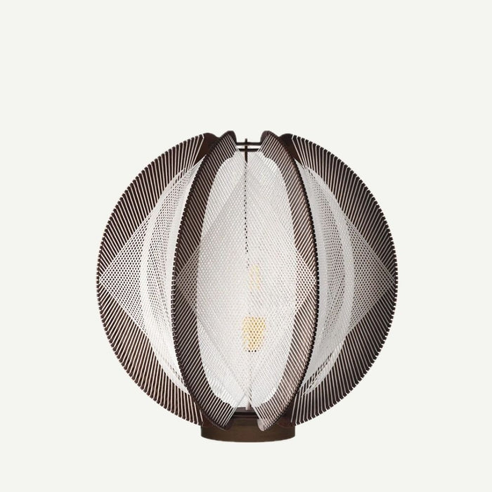 Lampe sur socle ASTROFI, tressage Croisé