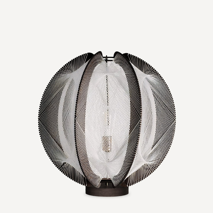 Lampe sur socle ASTROFI, tressage Twist Croisé