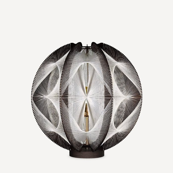 Lampe sur socle ASTROFI, tressage Triple Twist
