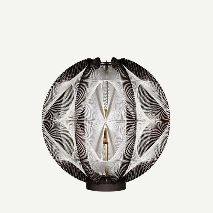 Lampe sur socle ASTROFI, tressage Triple Twist