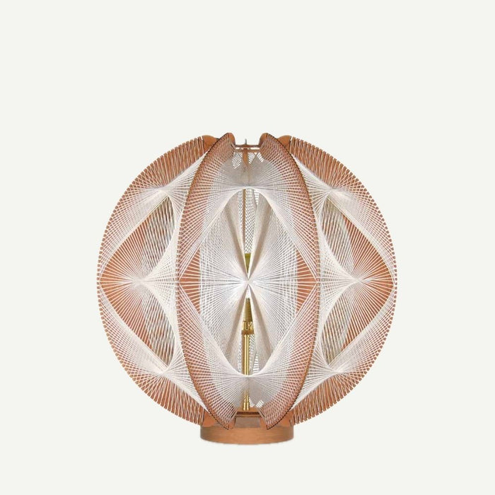 Lampe sur socle ASTROFI, tressage Triple Twist