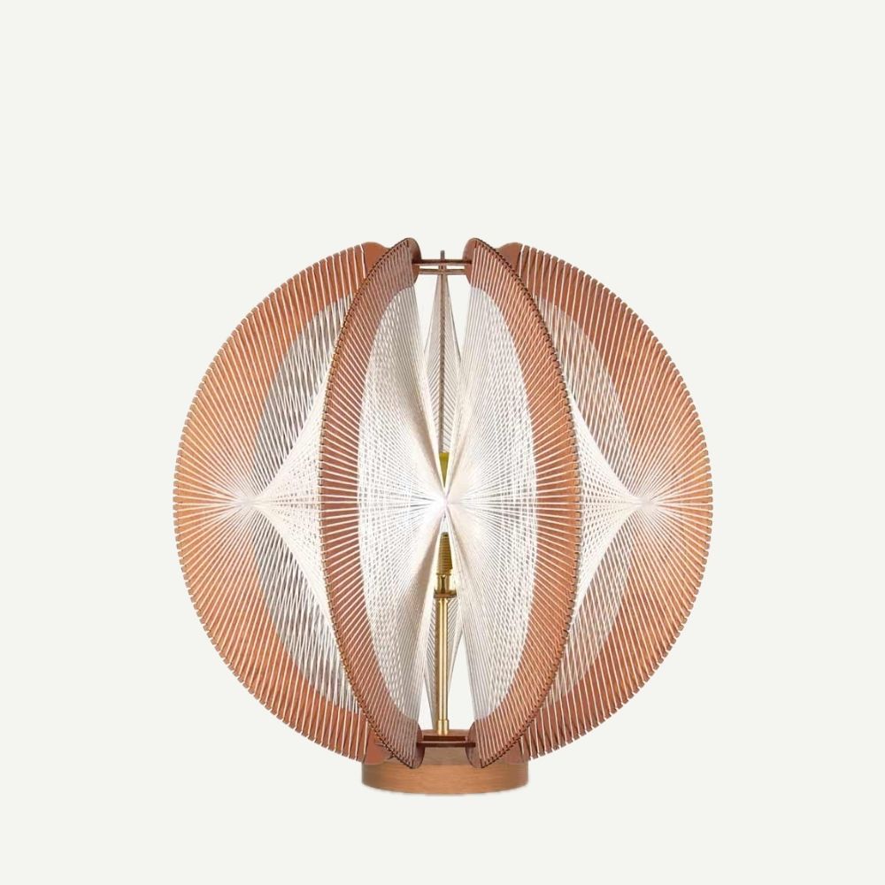 Lampe sur socle ASTROFI, tressage Twist