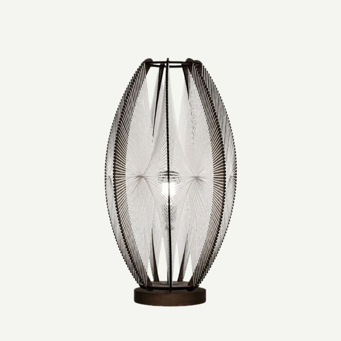 Lampe sur socle DJEMINO, tressage Twist