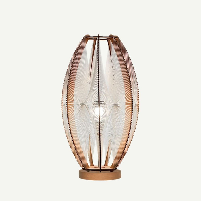 Lampe sur socle DJEMINO, tressage Twist