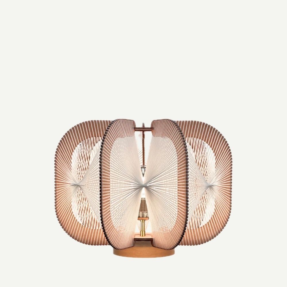 Lampe sur socle DRUMJEE 7, Tressage Twist