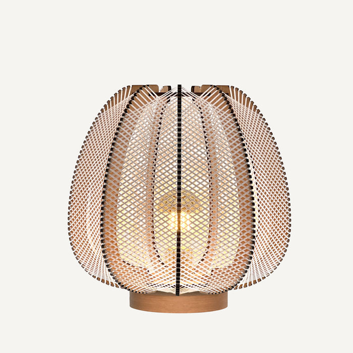 Lampe sur socle LAMPIU - tressage Croisé