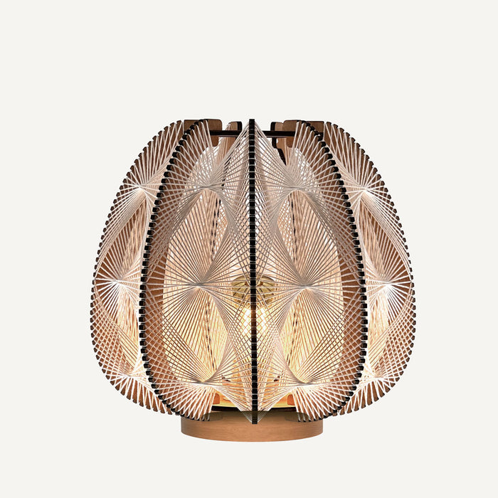 Lampe sur socle LAMPIU - tressage Triple Twist