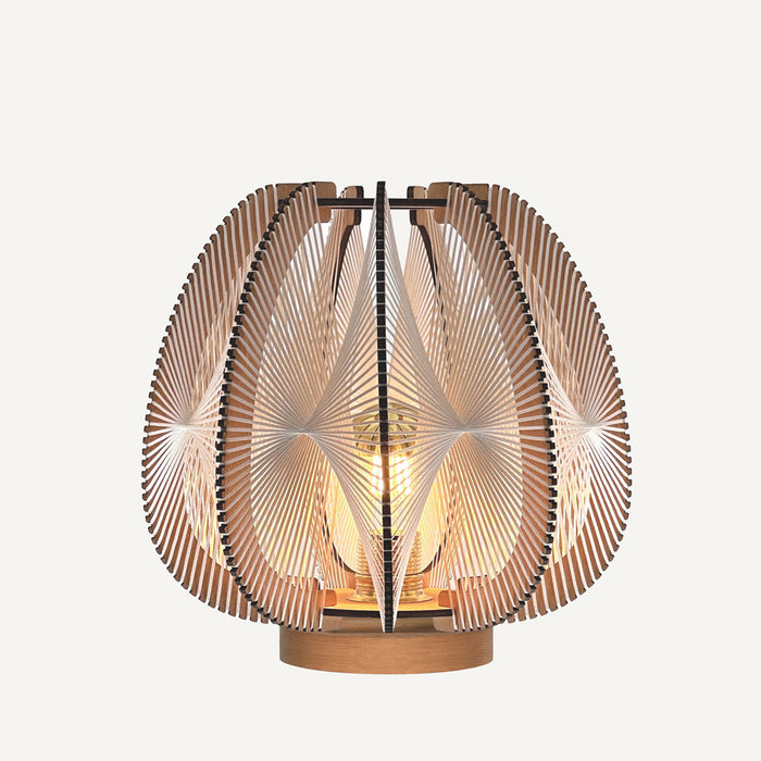 Lampe sur socle LAMPIU - tressage Twist