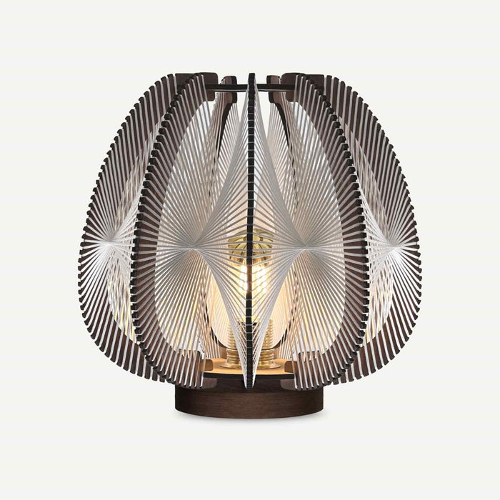 Lampe sur socle LAMPIU - tressage Twist