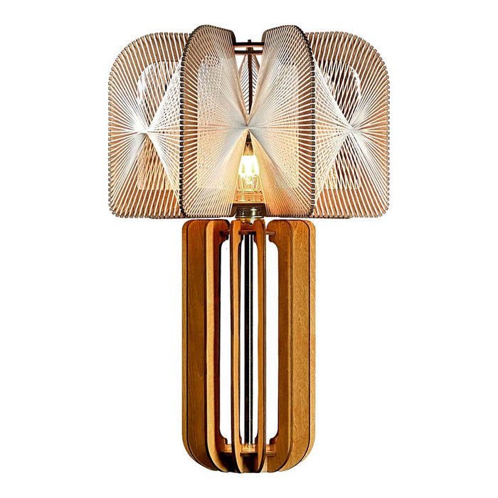 MULJEE Twist 60 table lamp with multi-arc base