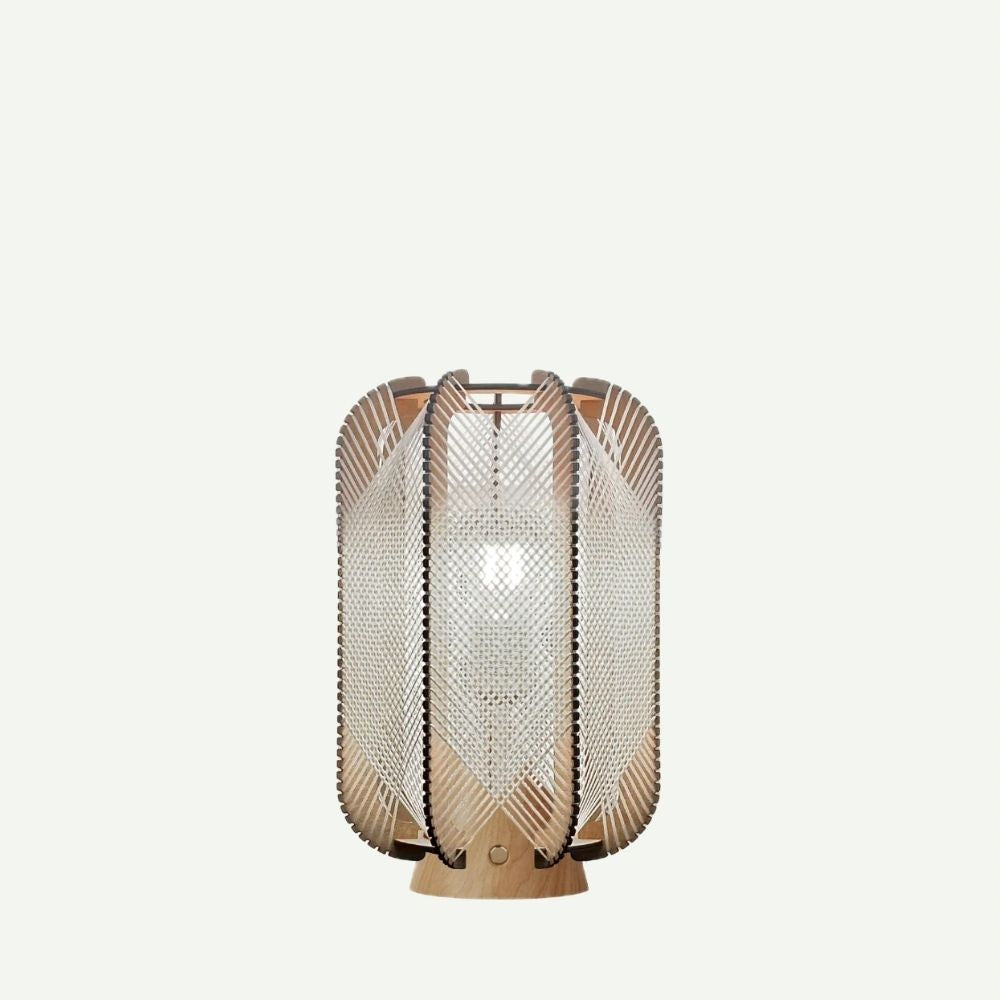 Lampe nomade Pillsi, tressage Croisé