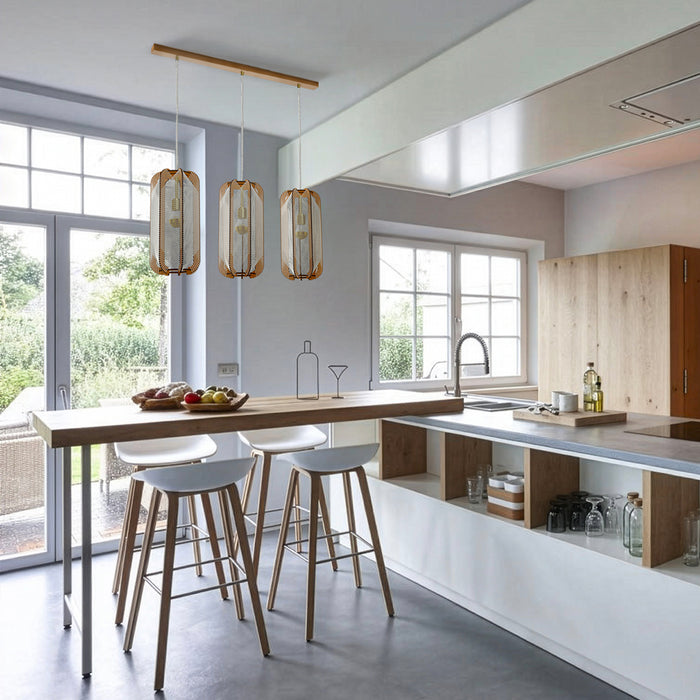 Pillsi Croisé Trio chandelier