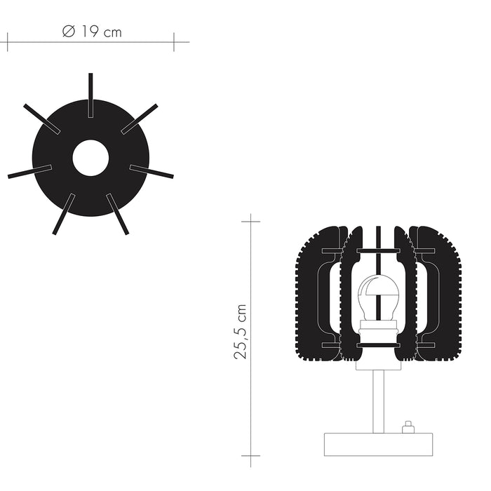 Lampe à poser sur pied JEEMI