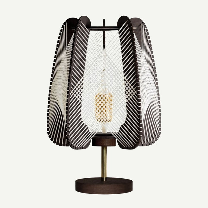 ARIOCA table lamp, Croisé braiding