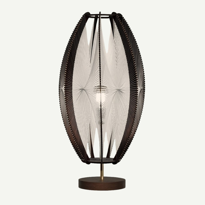 Lampe sur pied DJEMINO, tressage Twist