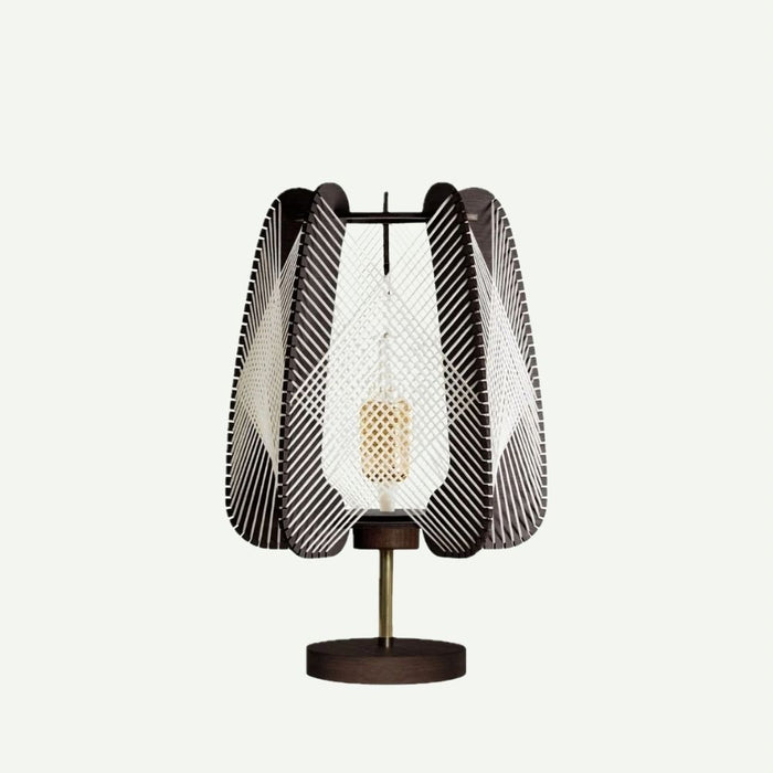 Lampe sur pied ARIOCA, tressage Croisé