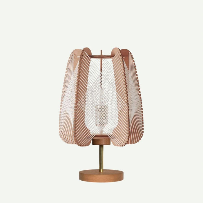 Lampe sur pied ARIOCA, tressage Croisé