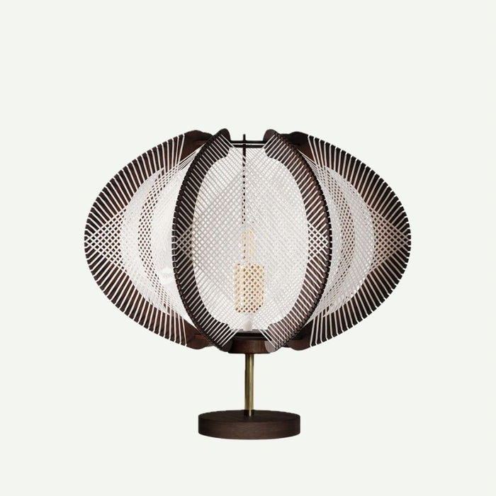 Lampe sur pied ECHINO, tressage Croisé