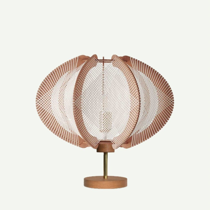 Lampe sur pied ECHINO, tressage Croisé