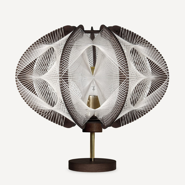 Lampe sur pied ECHINO, tressage Triple Twist