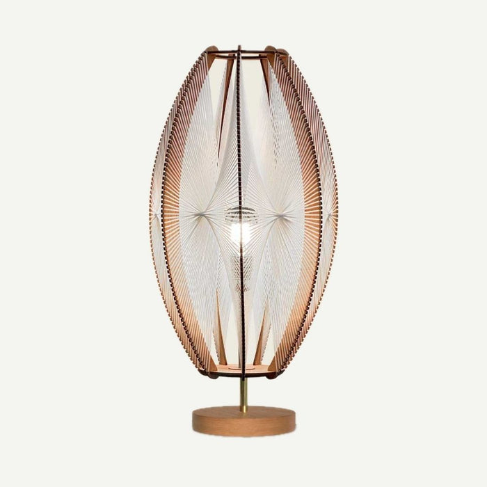 Lampe sur pied DJEMINO, tressage Twist