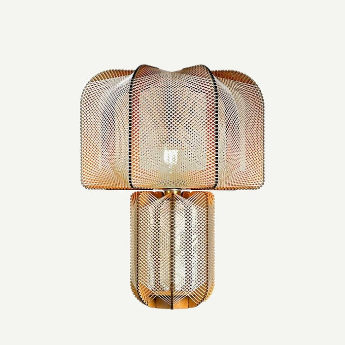MULJEE 50 table lamp with crossed braiding base