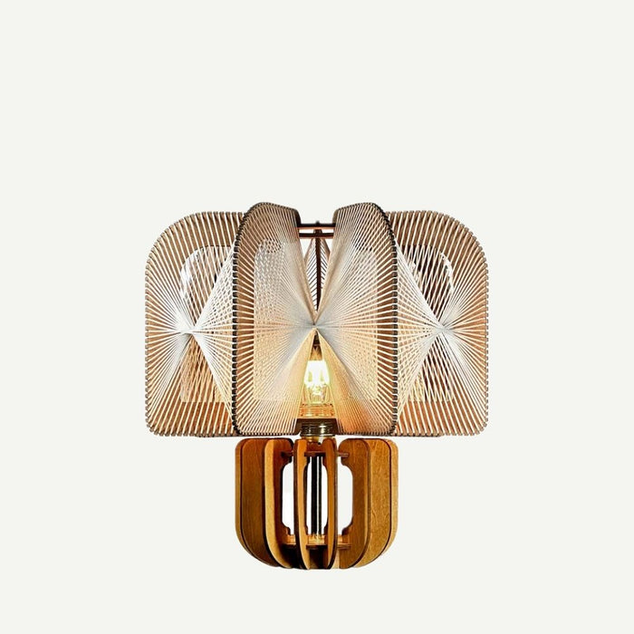 Lampe à poser MULJEE S avec pied tressé Twist