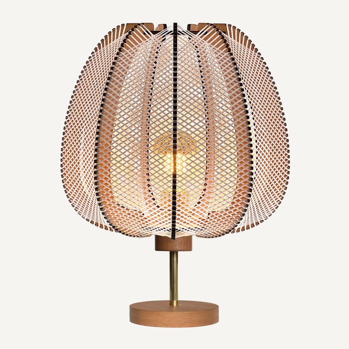 Lampe sur pied LAMPIU - tressage Croisé