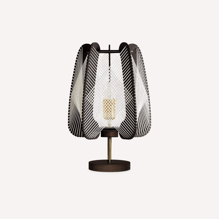 Lampe sur pied ARIOCA, tressage Croisé