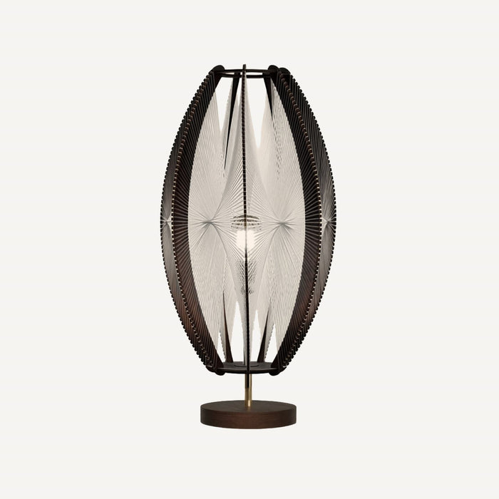 Lampe sur pied DJEMINO, tressage Twist