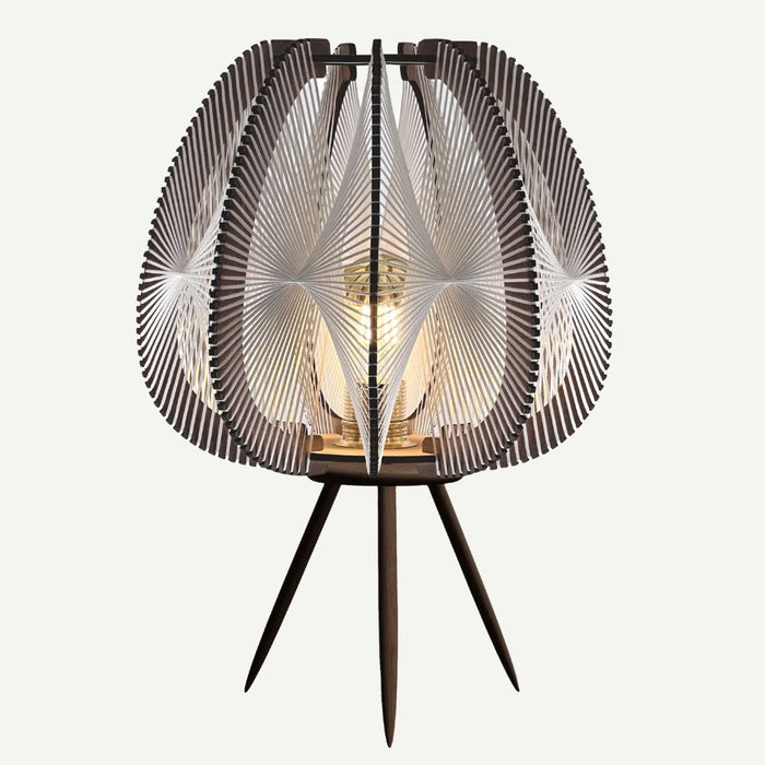Lampe tripode LAMPIU - tressage Twist