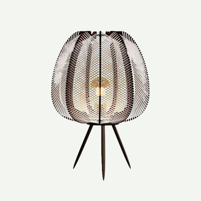 Lampe tripode LAMPIU - tressage Croisé