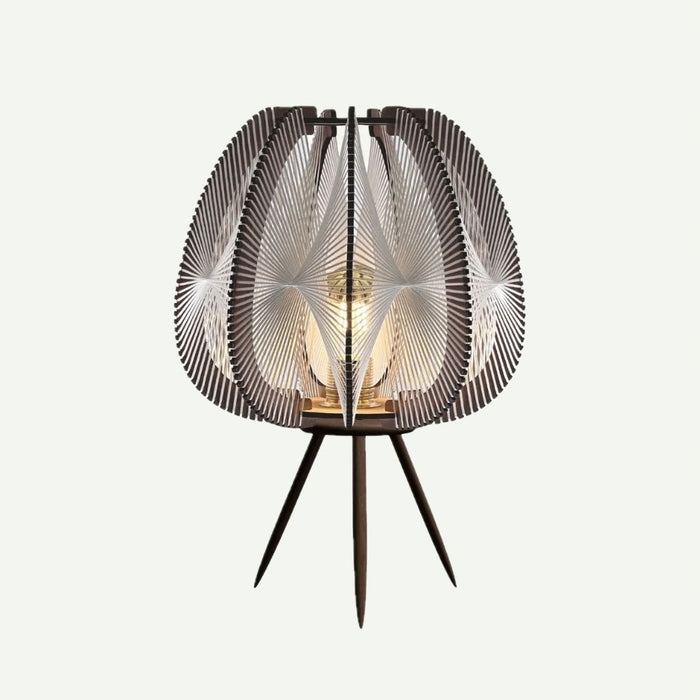 Lampe tripode LAMPIU - tressage Twist