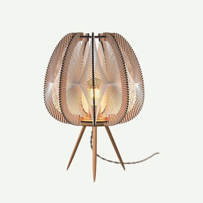 Lampe tripode LAMPIU - tressage Twist