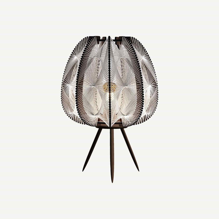 Lampe tripode LAMPIU - tressage Triple Twist