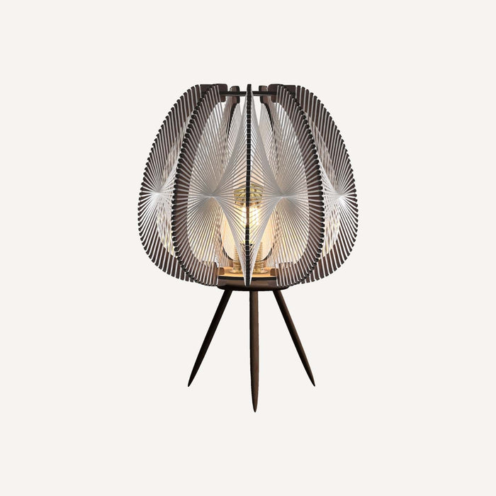 Lampe tripode LAMPIU - tressage Twist