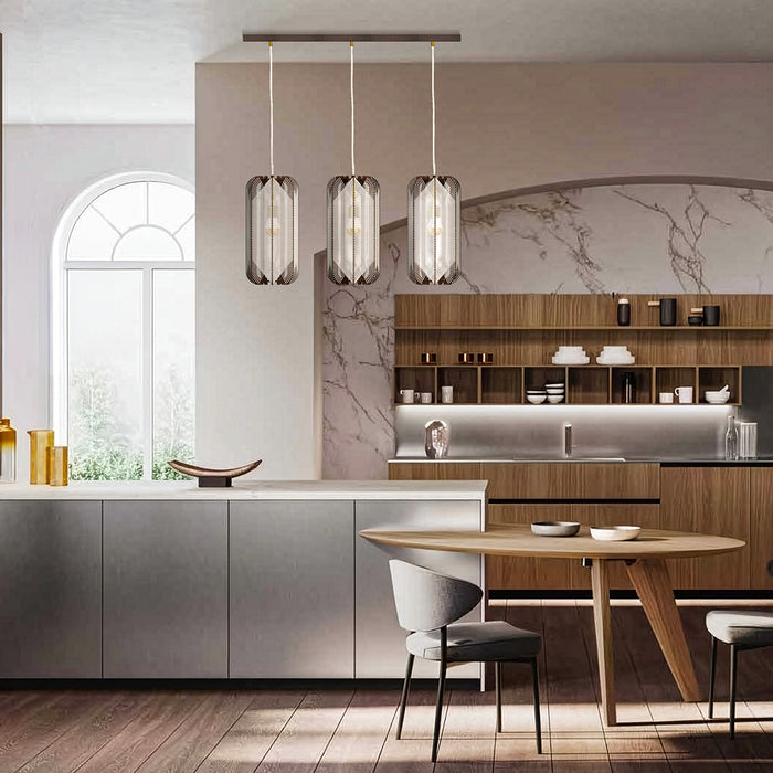 Pillsi Croisé Trio chandelier