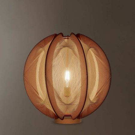 Lampe sur socle ASTROFI, tressage Twist Croisé, Lafablight